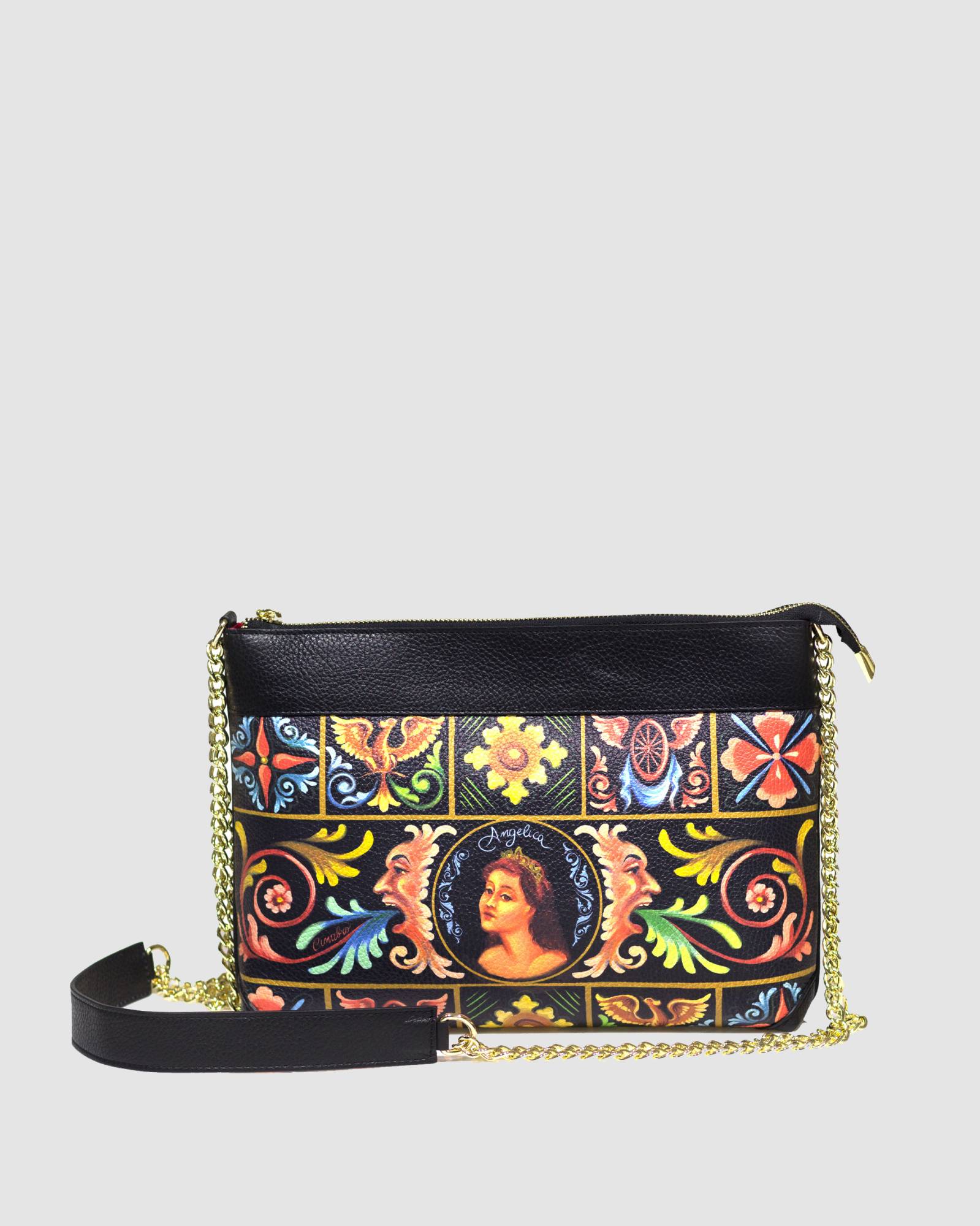 Borsa a tracolla Angelica nera