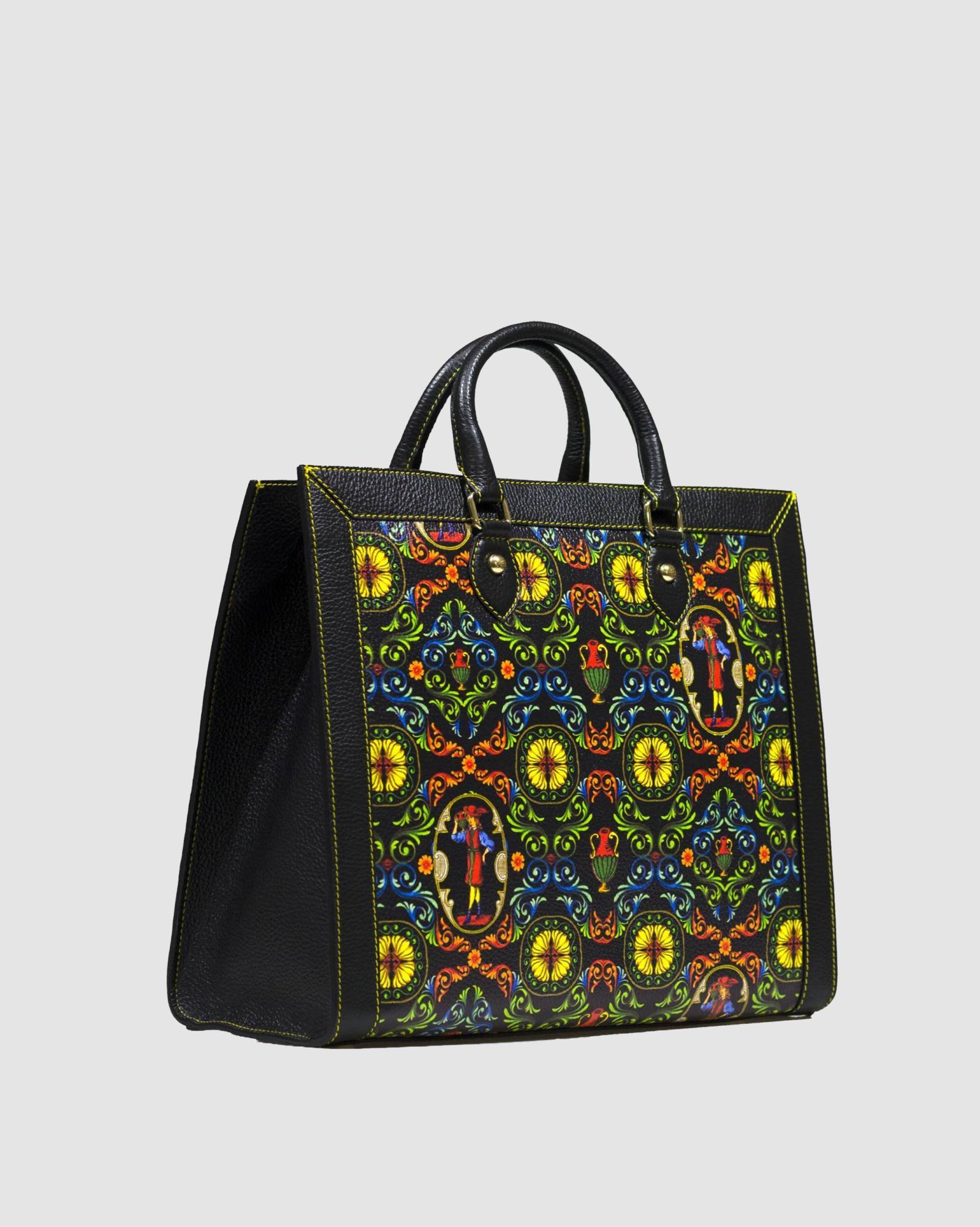 Shopping Bag Donna di Coppe nera