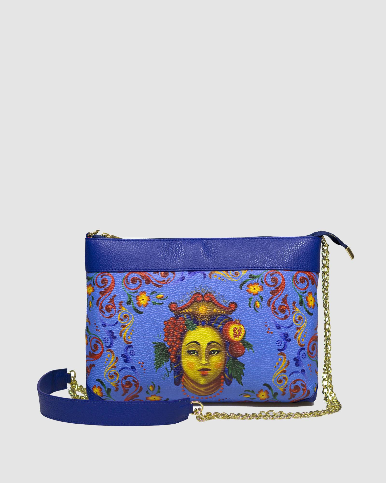 Borsa a tracolla Mora turchese
