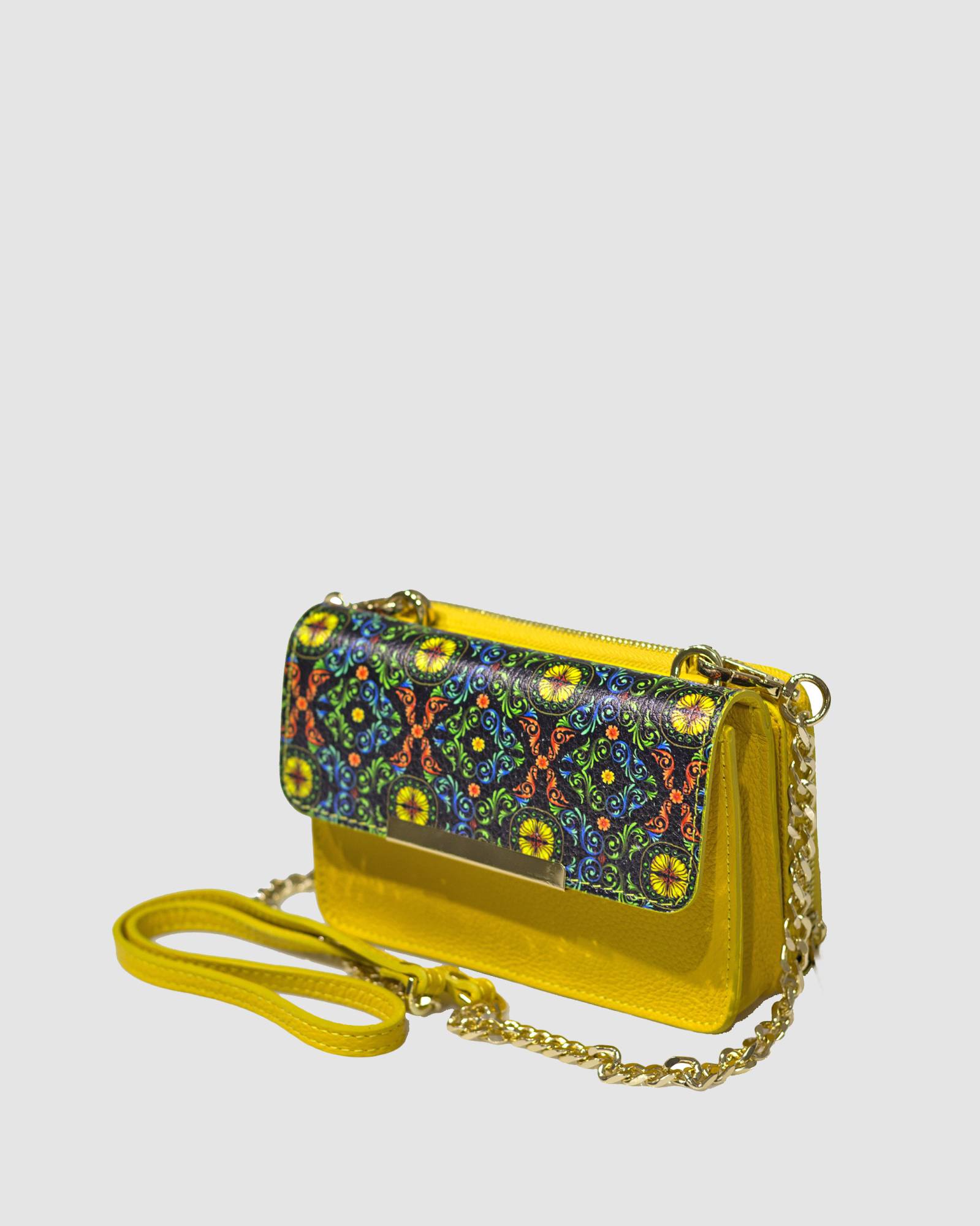 Mini bag doppia Scaramanzia gialla