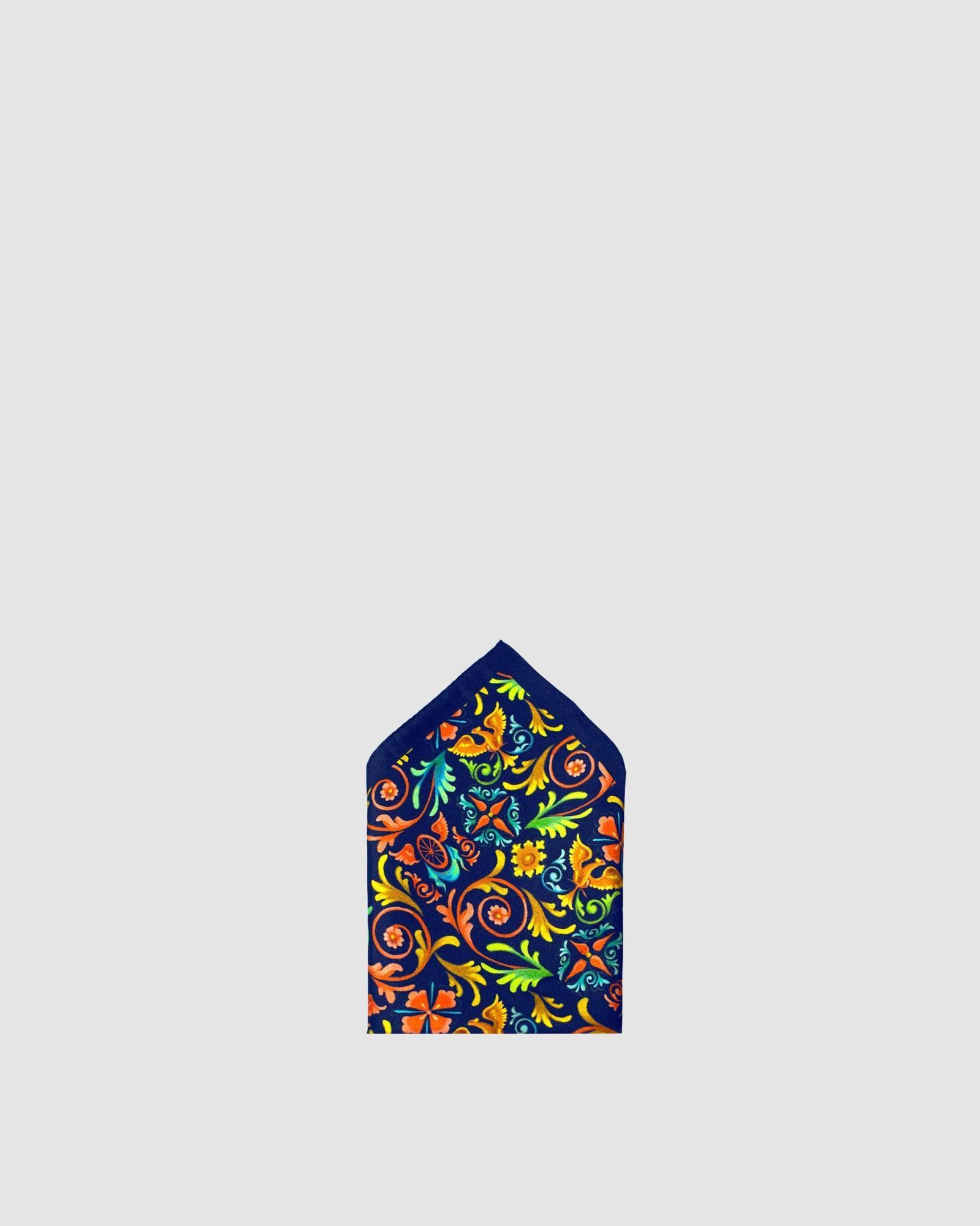 Fazzoletto da taschino Scaramanzia blu