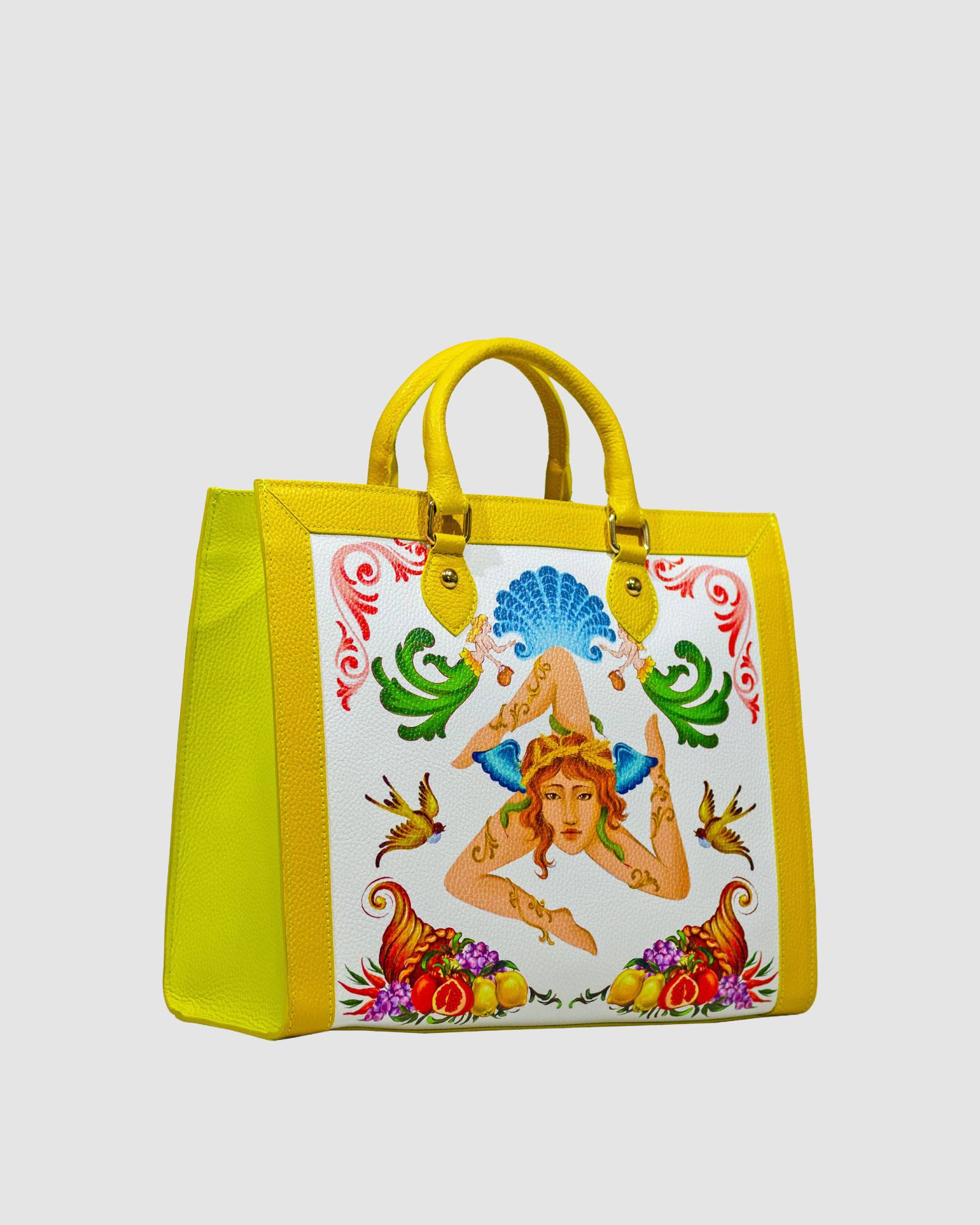 Shopping Bag Trinacria gialla