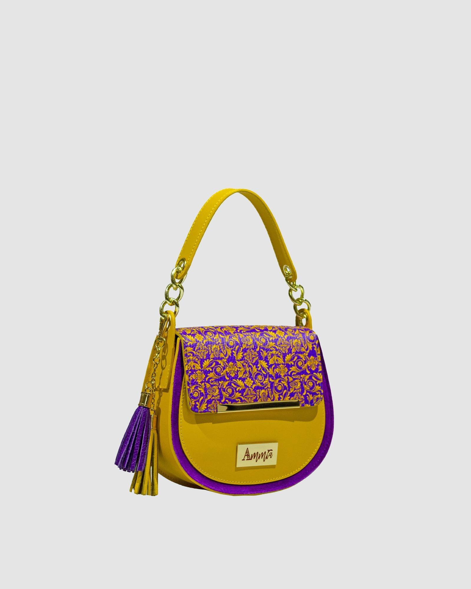 Mini Bag da spalla Scaramanzia gialla