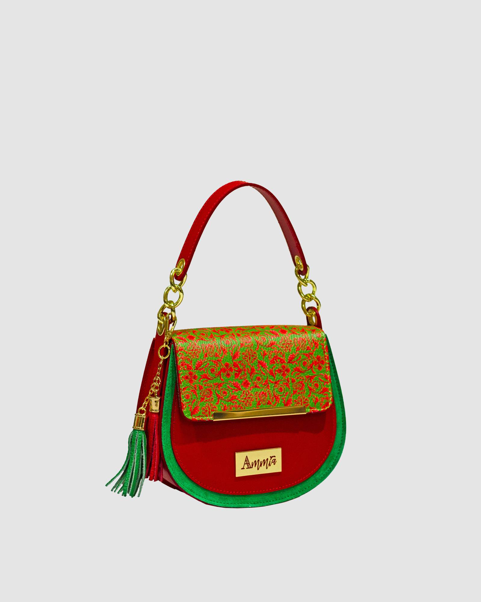 Mini Bag da spalla Scaramanzia verde