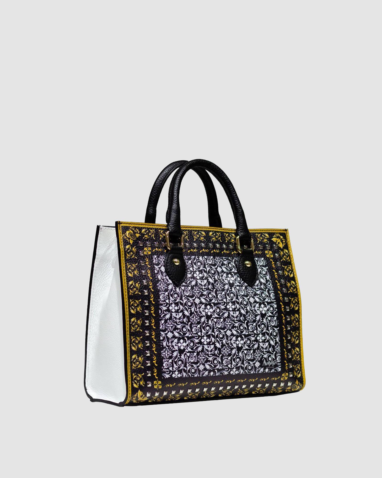 Shopping Bag small Barocco Oro
